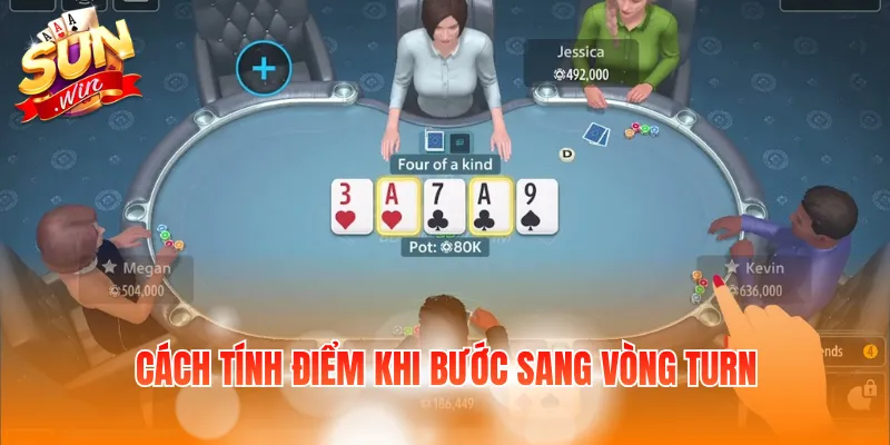 Cách tính điểm khi bước sang vòng turn